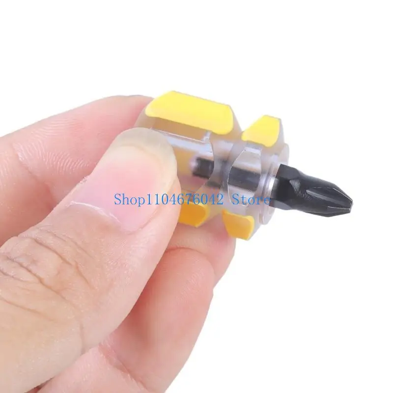 652F 5Pieces Compactly Screwdriver Essential Flat Crossly Head for Home Repair Electronics and Sewing Machine Adjustments