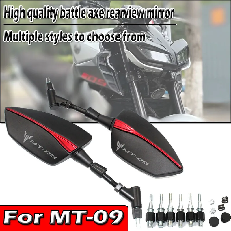 

8/10mm Universal Adjustabale Rearview Rear View Mirrors Side Mirror For MT09 MT-09 MT 09 2014-2021 2022 2023 2024 2025