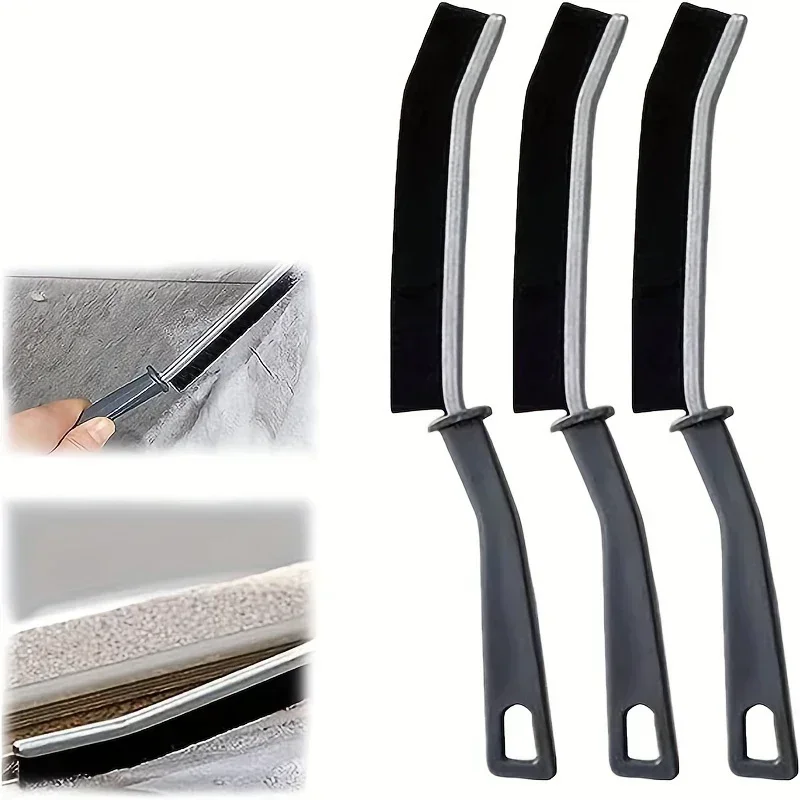 1/2/3/5/10pcs Multifunctional Household Cleaning Brush Set-Long Handle Ergonomic Crevice Bathroom Radiator Scrubber Thin Brushes