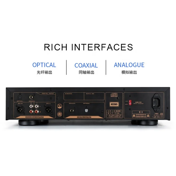 

2025Blue Tooth CD-плеер Домашний настенный аудиодинамик с дистанционным управлением FM-радио Встроенный HiFi USB MP3 Пренатальный и ранний