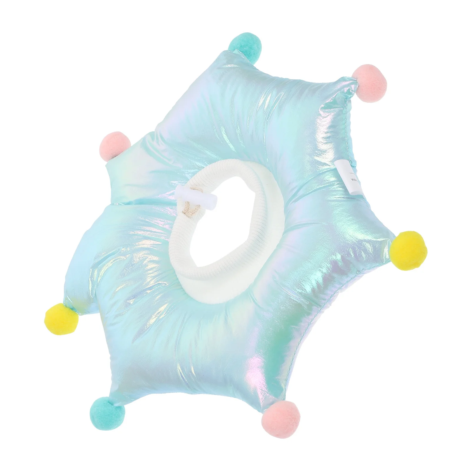 

1pc Anti-Scratch Anti-Lick Pet Neck Clown Design Durable Recovery Collar For Cat Surgery Pp Cotton Soft Pet