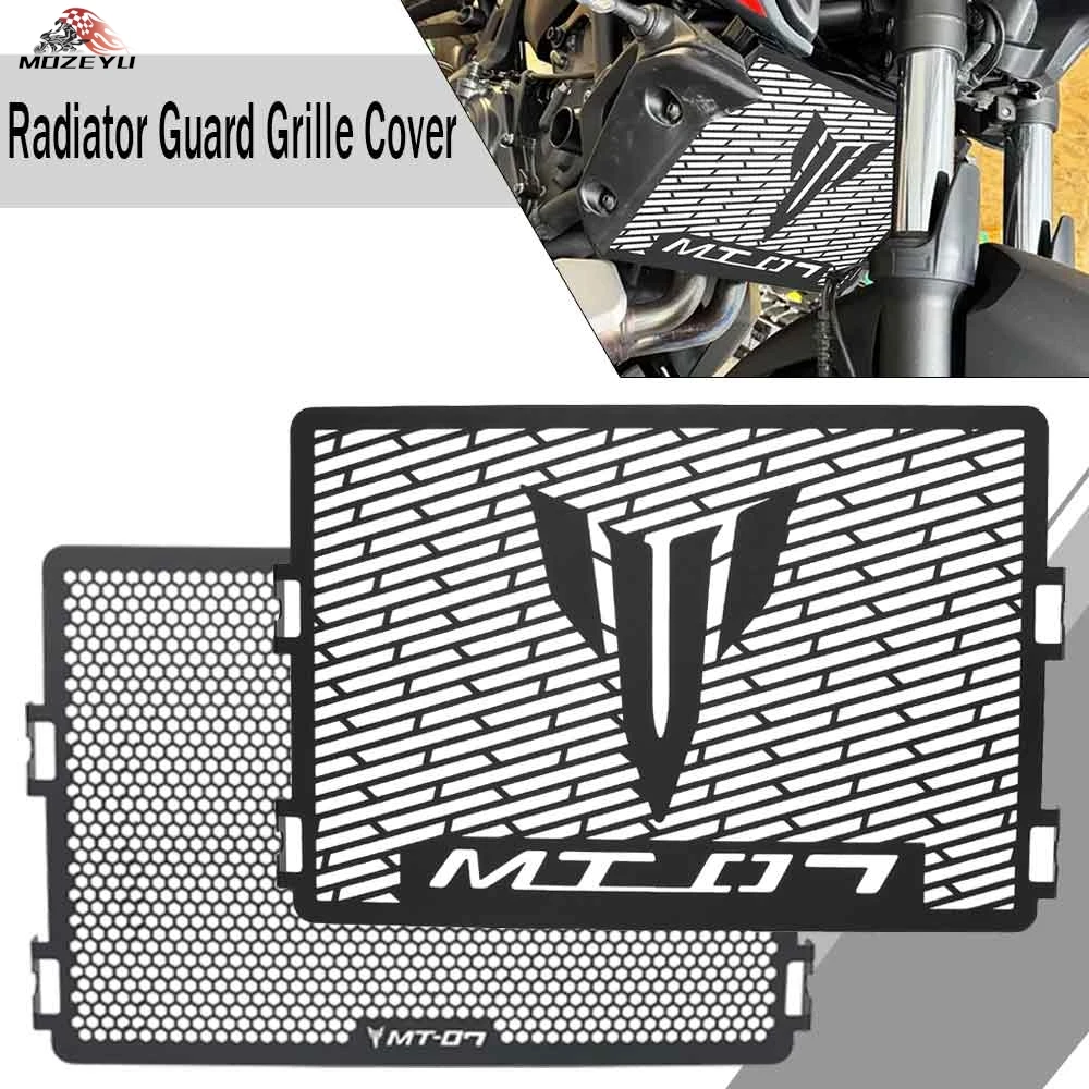 

MT07 Motorcycle Radiator Grille Guard Protection Cover For YAMAHA MT-07 MT FZ 07 2013-2018 2019 2020 2021 2022 2023 MT 07 2024