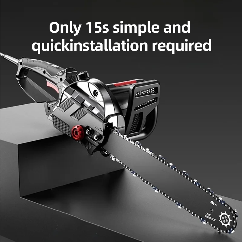 JH 16 Inch High Power Handheld Electric Chain Saw for Woodworking Felling Wood Cutting