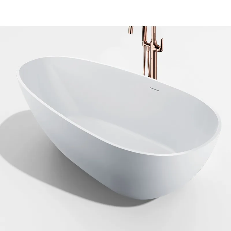 

Small apartment bath bath hotel homestay independent artificial stone bathtub