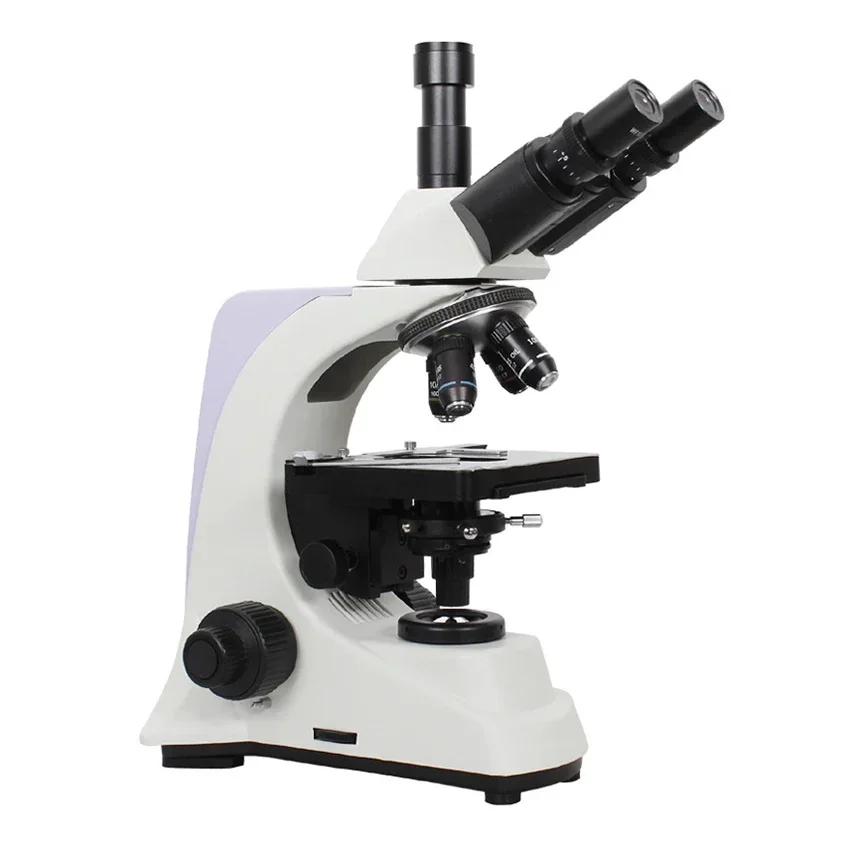 2500X Professional Biological Lab Microscope Trinocular Binocular Microscope with LED Lamp Electronic Eyepiece Digital Screen