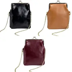 Crossbody Bag Wallet Lady Purse Fashion Card Case Holder Portable Embroidery Pattern Shoulder Chain Bag for Travel Dating Women