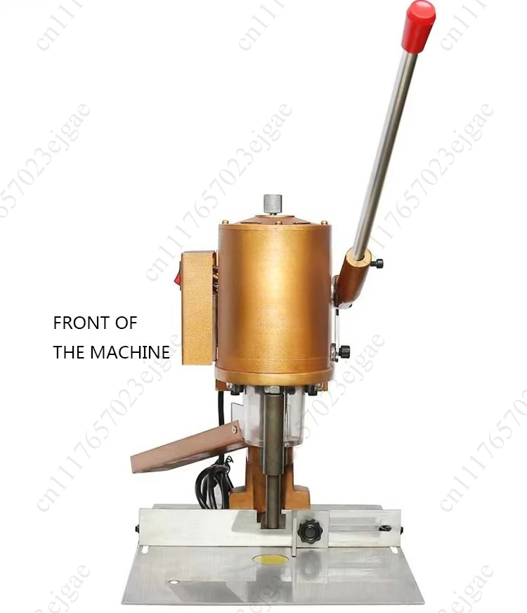 Electric label punching machine, single round hole loose leaf coupon paper desktop punching machine