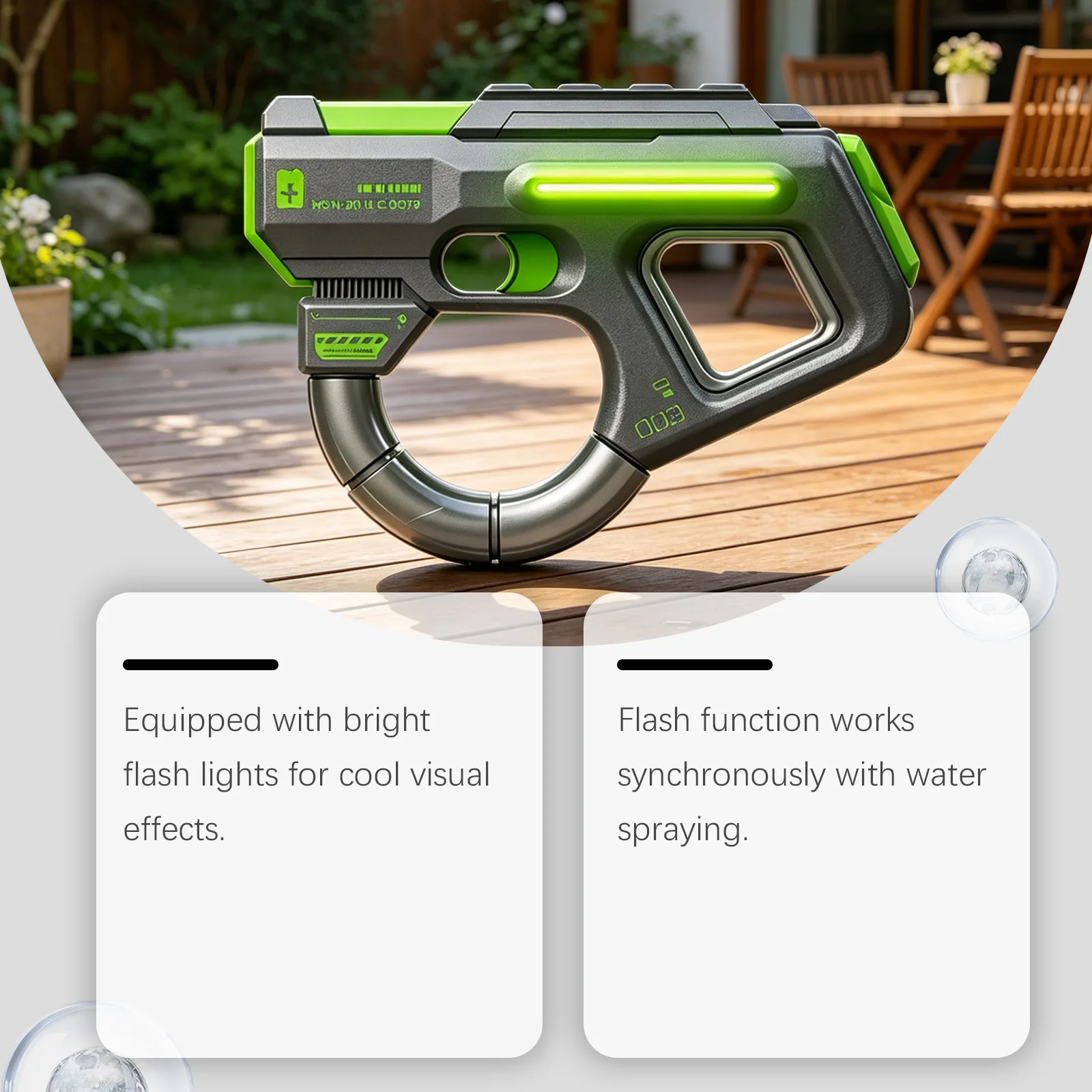 2026 Star Ring Shock Wave Water Gun Powerful Cool Type Electric Continuous Fire Water Gun Summer Outdoor Beach Children's Toys view 2