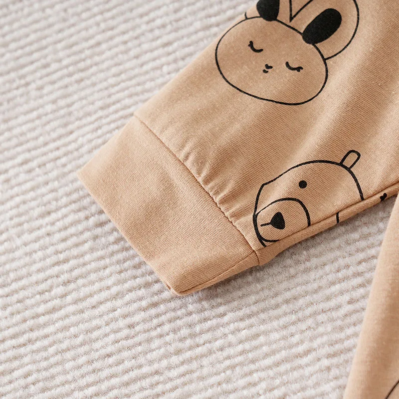 Baby Boys Girls Outfit Infant Cartoon Bear Clothes Toddler Onesie Costume Romper Jumpsuit 0-18 Months Long Sleeve Newborn Trendy