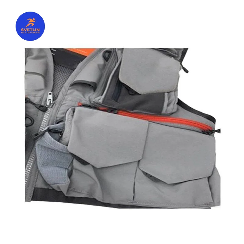 SVETLIN Luxury Quality EU US Size Sports Vest Jacket Outdoor Fishing Fly Fishing Men Women Mesh Breathable Workwear Vest view 3