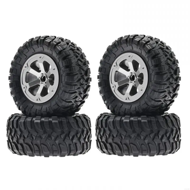 

634F Model Car Wheel Rims & Rubber Tyre Set Modified Kits for WPL C14 C24 D90 99S