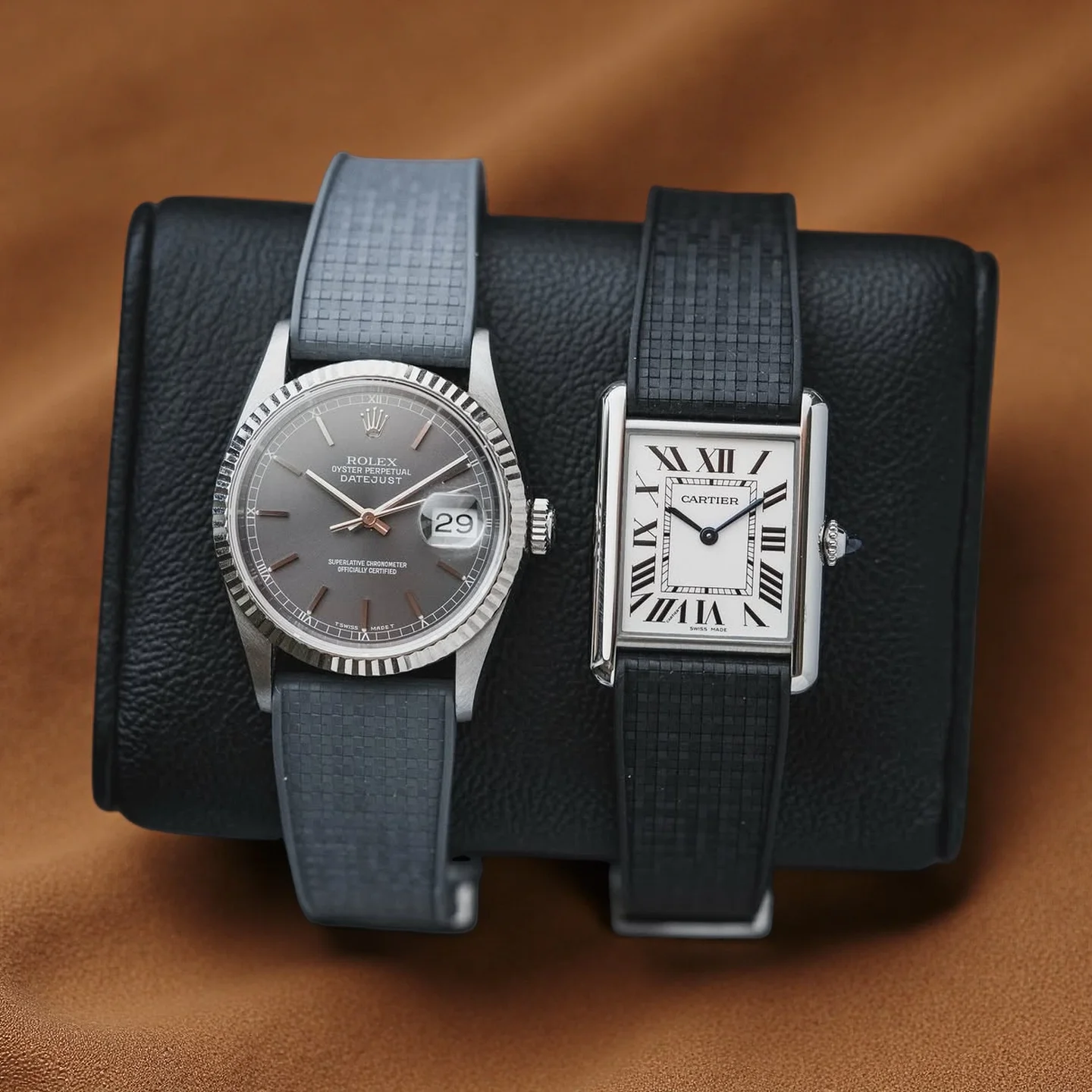 ل Delugs فسيفساء FKM حزام ساعة مطاطي صالح لكارتييه أوميغا سواتش 18 مللي متر 19 مللي متر 20 مللي متر 21 مللي متر 22 مللي متر 23 مللي متر 24 مللي متر قطع إلى حجم أشرطة ساعات اليد