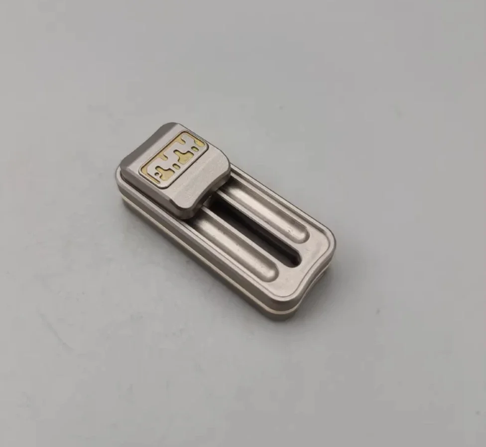 

Б/у EDC змея push Twist кнопка из титанового сплава непоседающий слайдер игрушка для снижения стресса