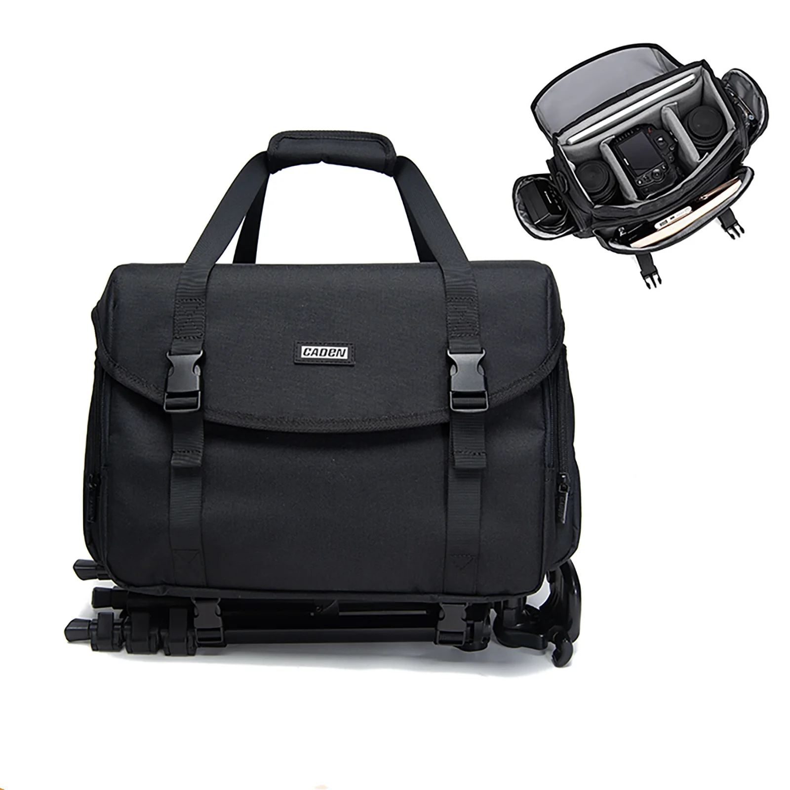 camera sling bag Waterproof Photography Crossbody Camera Bag with Tripod Holder&laptop Compartment DSLR /SLR camera Shoulder Bag