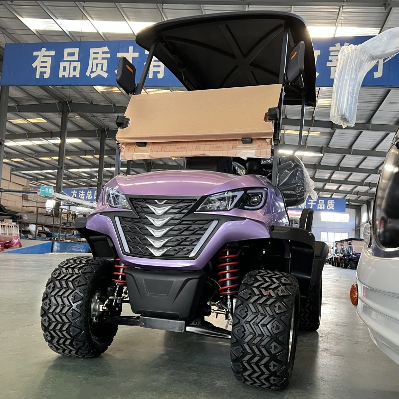 

4+2 6 Seats 72V Lithium Battery 2 4 6 8 Passengers Electric Off Road Club Car Golf Buggy Cart for Sale