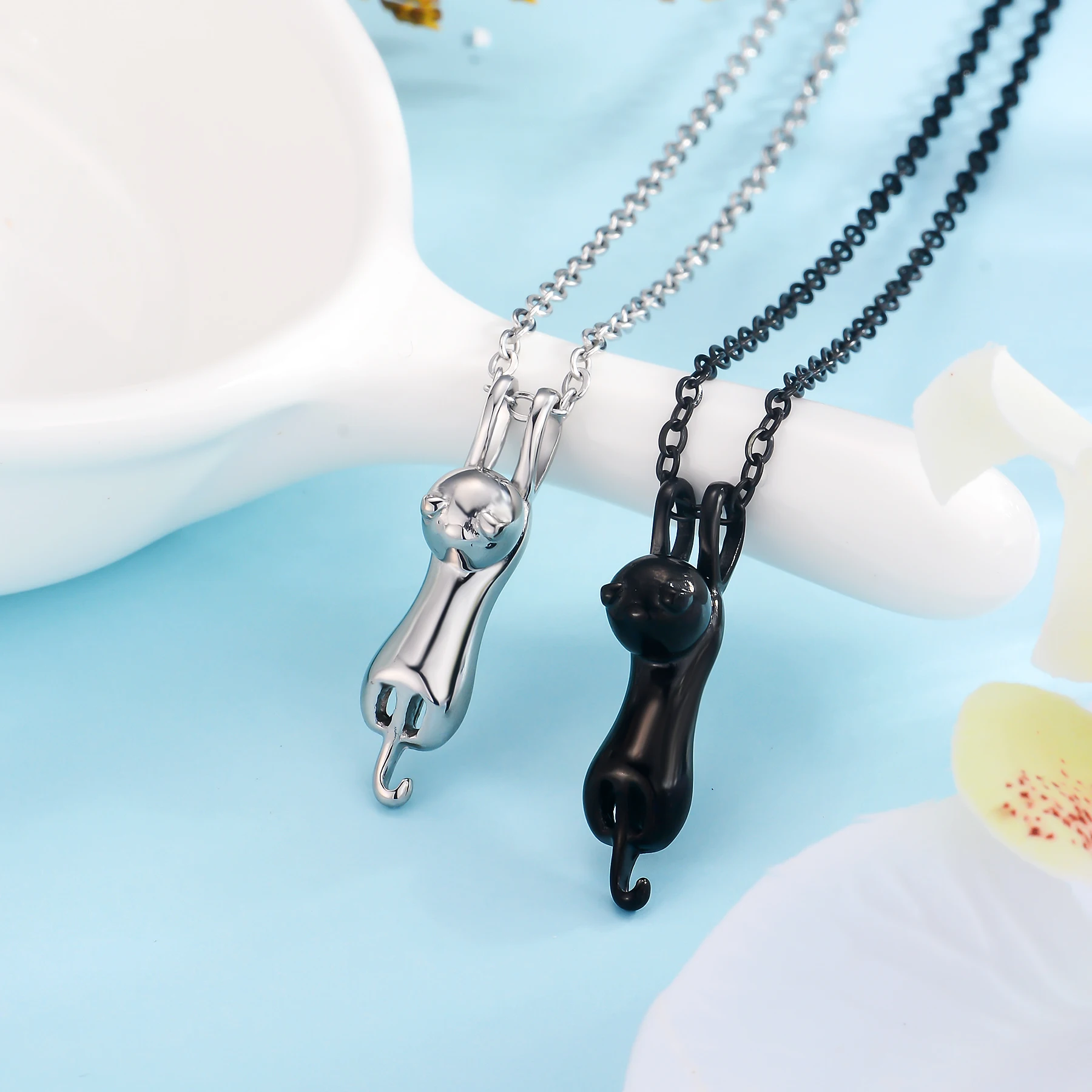 Stainless Steel Pet  Cremation Jewelry for Ashes Memorial Ash Jewelry Keepsake Cat Urn Pendants for Animal Ashes Necklace