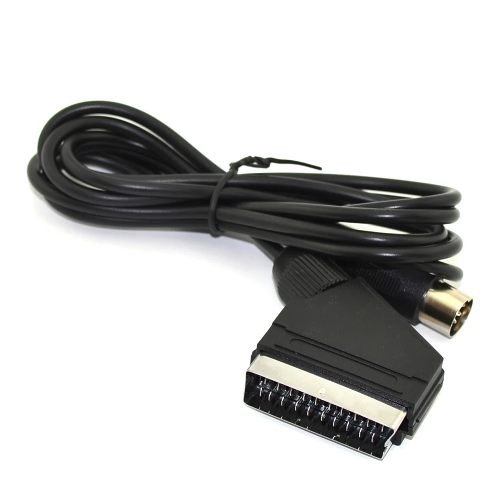 

10pcs PAL V-Pin EU Scart AV Cable for SEGA Mega Drive 1 for Genesis 1