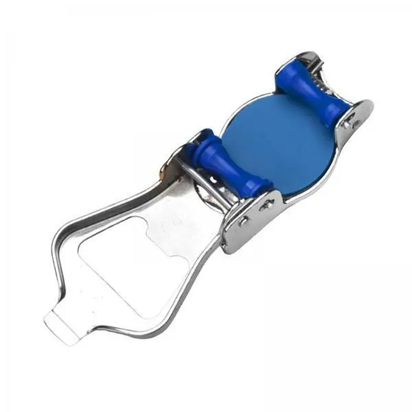 Multifunction Stainless Bottle Opener Foldable Cap Lifter Small Comfortable Grip for Bar and Home