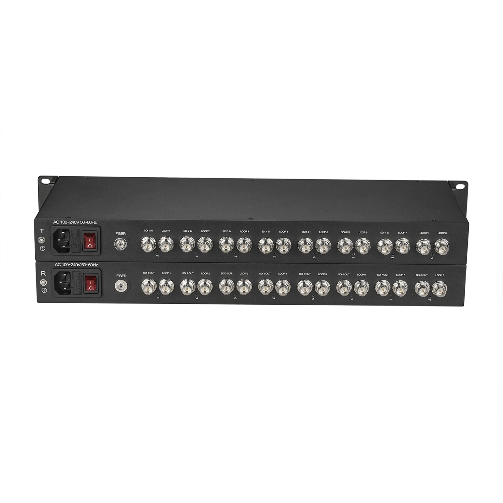 8 ch 3g-sdi to fiber/8 channel 3g-sdi over fiber optic Extender