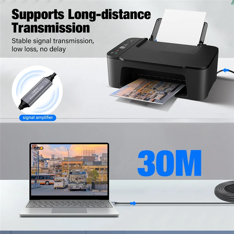 AEE7-USB 3.0 تمديد وصلة كابل موسع مع الداعم USB 3.0 نوع ذكر إلى أنثى للكمبيوتر المحمول الكمبيوتر