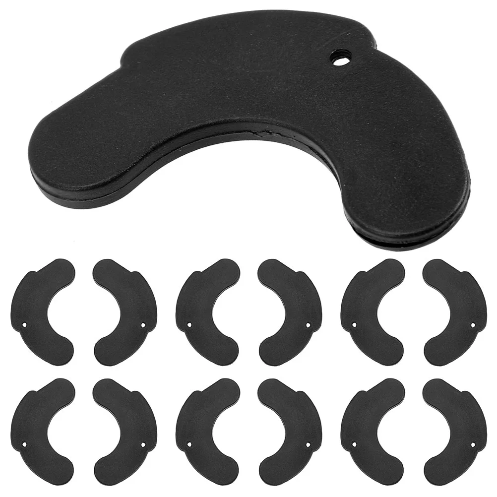 

8 Pairs Fitness Equipment Crescent Mat Belt Squat Attachment for Rack Dumbbells Holder Rubber Shockproof Pad Non Jack