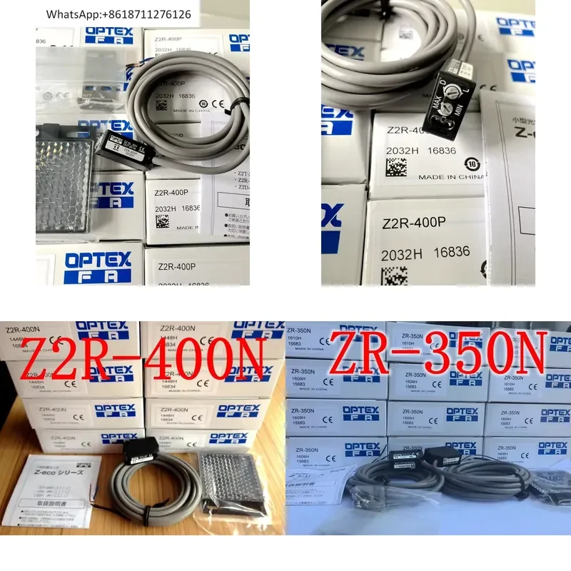 1pcs Japan OPTEX Photoelectric Sensor ZR-350N Z2R-400N Z2R-400P Z2R-400NJ Industrial Automation Optical Switch Detector