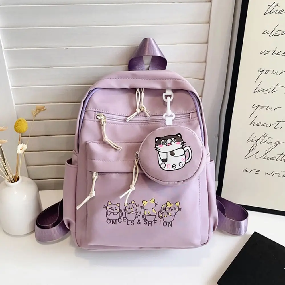 軽量学生用スクールバッグ 防水 調節可能なストラップ 漫画柄ショルダーバッグ 通気性 快適