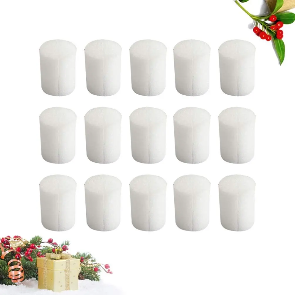 100Pcs Hydroponic Sponge Cylindrical 19 mm for Vegetable Plant Cultivation in Net Pots, Plant Growth Accessories