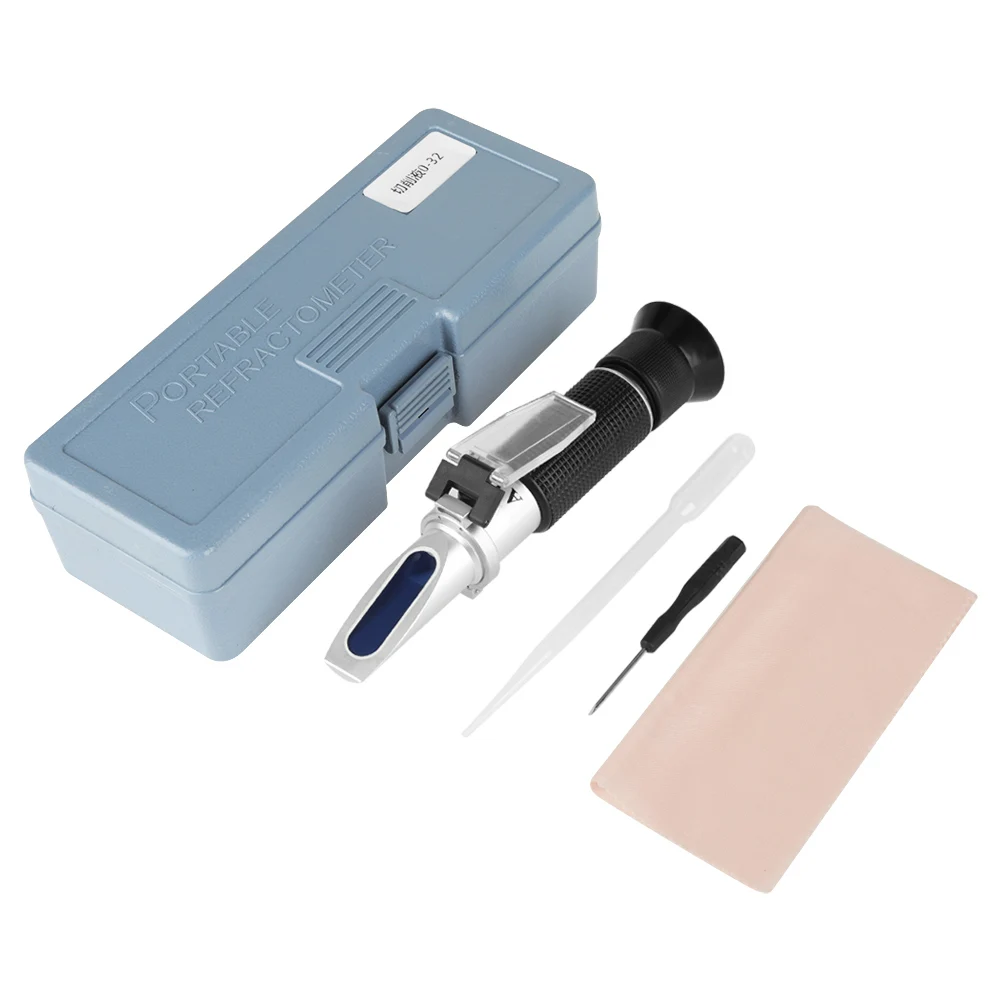 

Professional Accurate Refractometer Easy To Read Anti Slip Handle Portable Cutting Fluid Tester Salinity Meter Salinometer