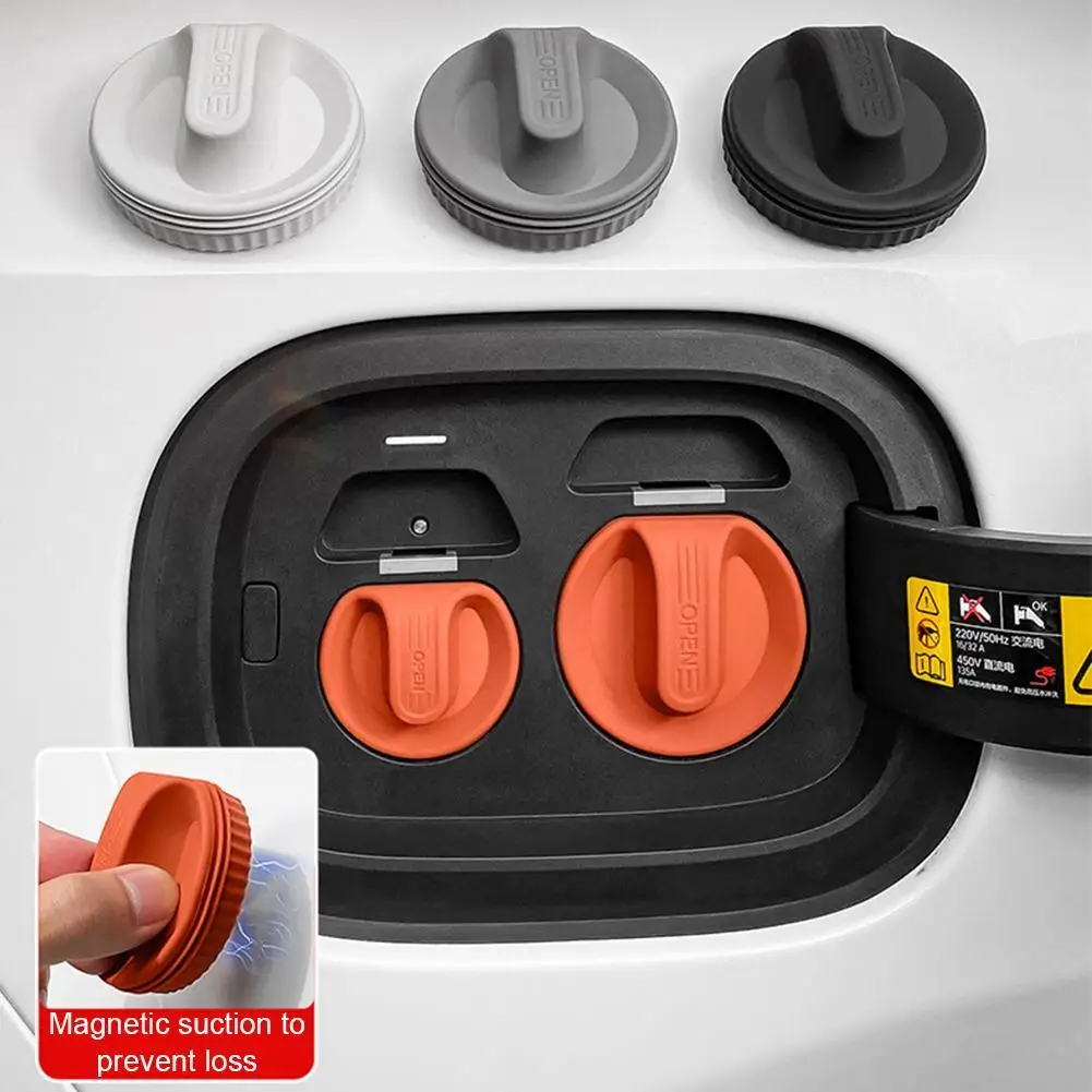 For New Zeekr 001 2024 Restyling Car Styling Charging Port Waterproof Protective Cover Dust Cover Auto Modified Accessories