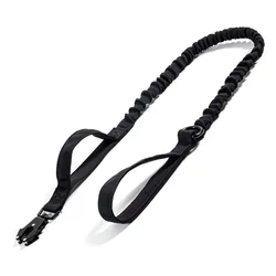 Reflective Shock Absorbing Pet Leashes with Car Seatbelt for Large Dogs Heavy Duty Tactical Bungee Dog Leash No Pull Dog Leash