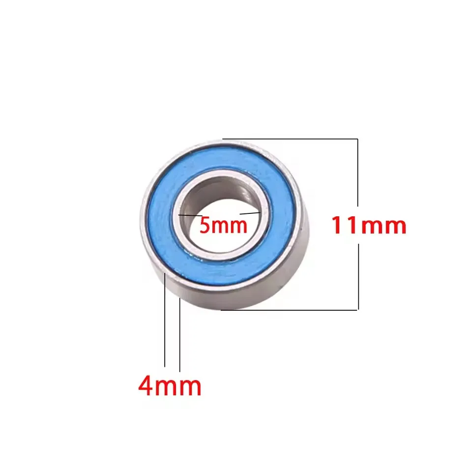 14PCS Sealed Bearing Kit for Tamiya DT-02 DT-03 DT02 DT03 RC Car Upgrade Parts, High-Speed Metal Shield Bearings