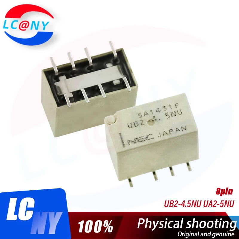 5Pcs New Original Relay UB2-4.5NU UB2-5NU 8PIN Replaceable G6J -2FS-Y-5VDC 4.5VDC 4.5V 5V 12V Signal Relay