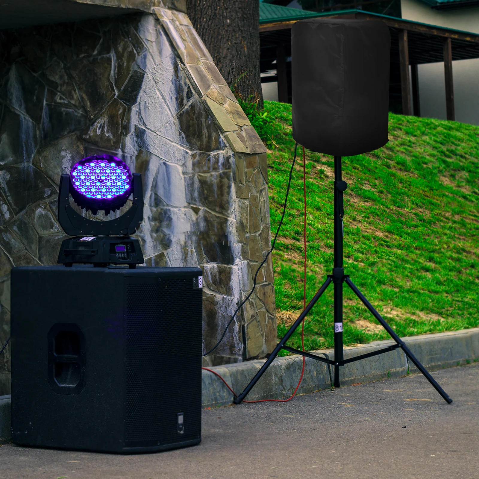 

Heavy Duty Waterproof Outdoor Speaker Cover Oxford Fabric Patio Wall Mounted Speaker Protection Garden Decor Loudspeakers Cover