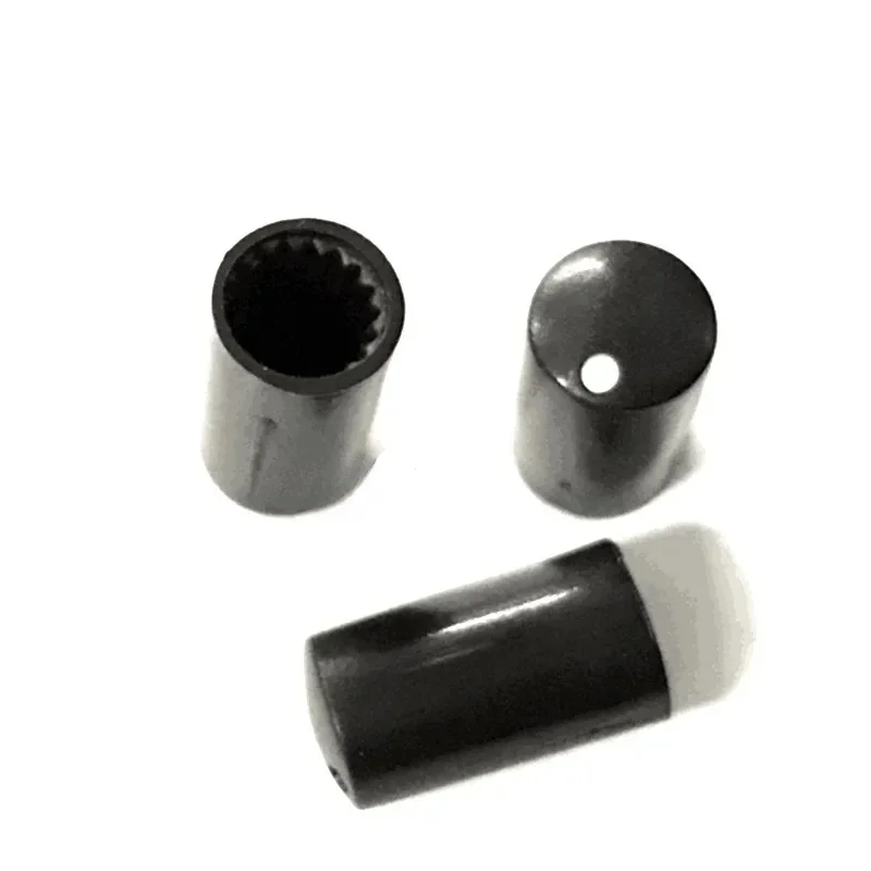 7.5*14MM potentiometers, knobs, 6MM, sawtooth holes, potentiometers, matching caps, black