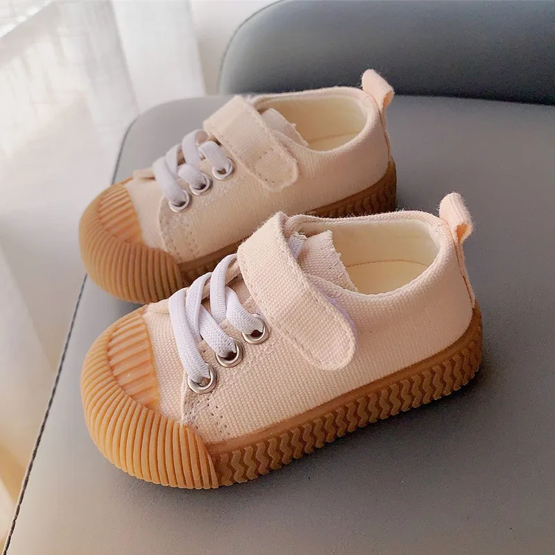 Spring Autumn Baby Canvas Walking Shoe2026new Minimalist Serie Child Soft Shoe Casual Baby Anti Slip Outdoor Travel Walking Shoe