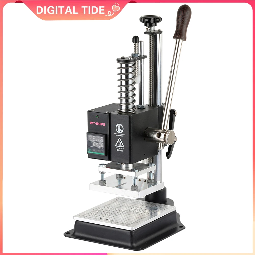 Manual Leather Press Machine – Heavy-Duty Stamping, Embossing, Punching & Die-Cutting Press with Adjustable Throat 250KG Force