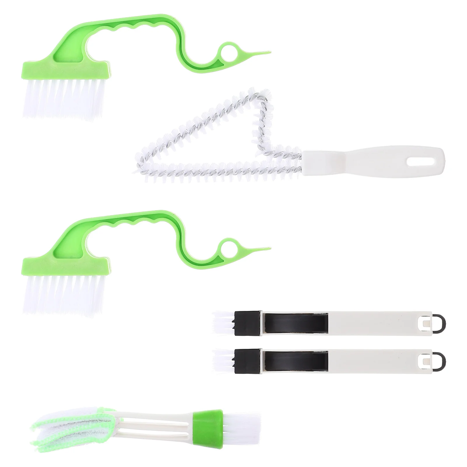 

1Set Window Cleaning Brush Set for Hard to Reach Areas Ergonomic Design Safe for Blind Duster Tool Air Vent Cleaner