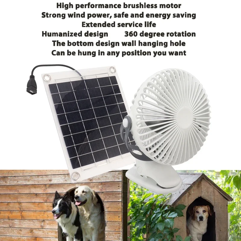 30W Solar Exhaust Fan Mini Ventilator Solar Panel Powered Fan Air Extractor Car Greenhouse Window Radiator For Dog Chicken House