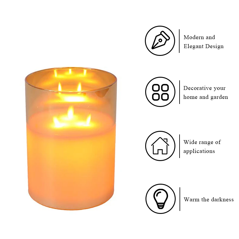 Flameless Flickering LED Tealights 6