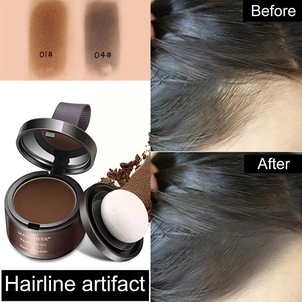 4 Color Hairline Filling Powder Waterproof Long Lasting Shade Concealer Modified Contouring Line Up Styling Make Hair Hair W8F4