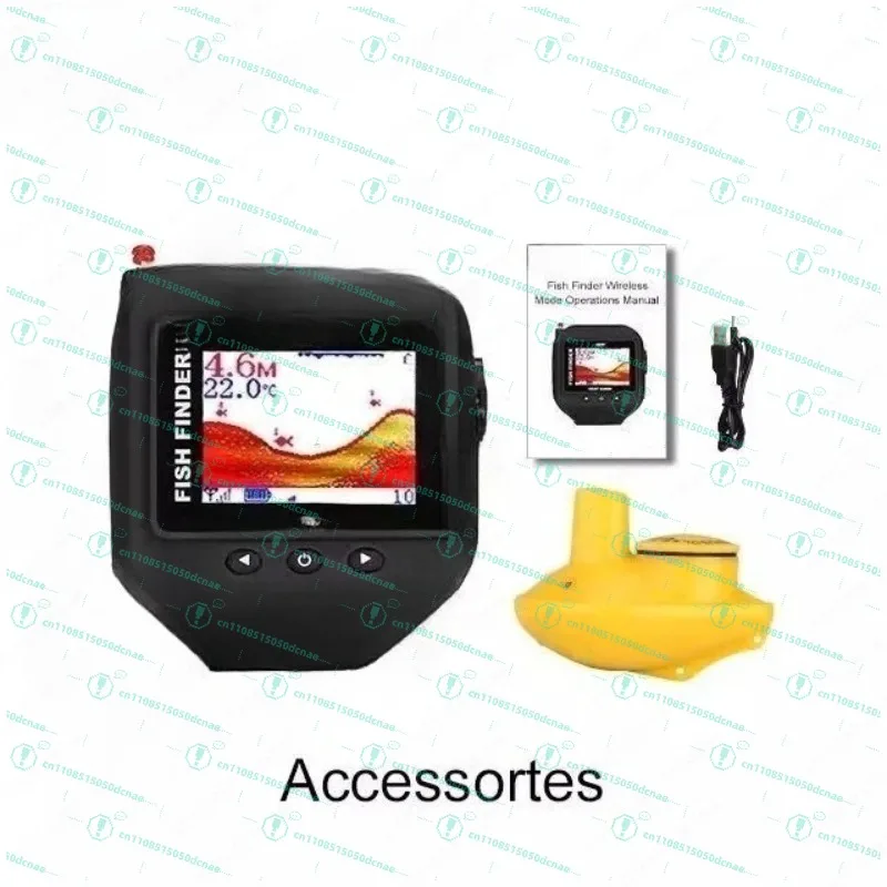 FF518 smart charging  color screen sonar fish detector cross-border portable wireless detector
