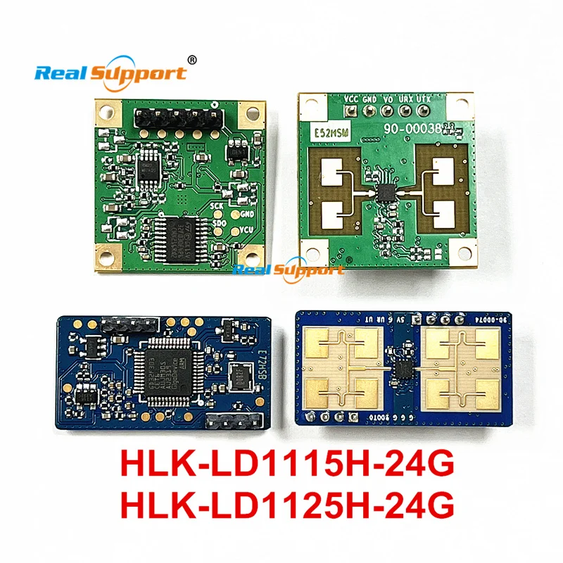 HLK-LD1115H-24G HLK LD1115H LD1125H 24G Microwave Radar Sensor Detection Motion Module Communication Human Presence Sensor