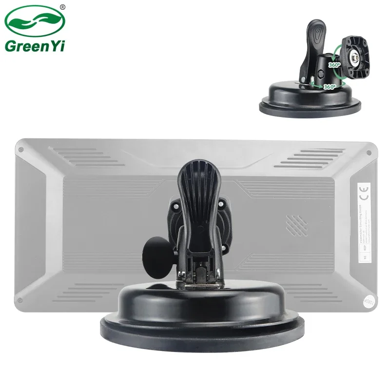 GreenYi Car 360° Large suction cup rubber stand Bracket for Car Desktop 7inch 8inch 9inch 10inch Monitor