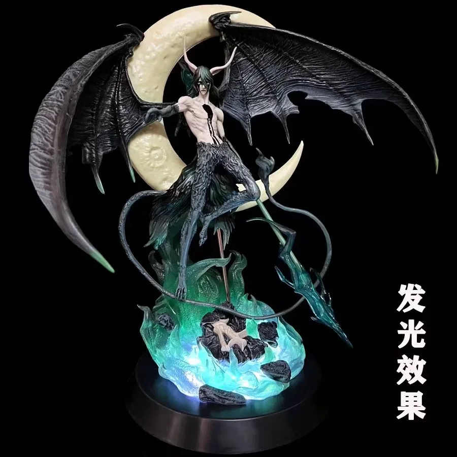 Série Morte Super Enorme Black Pearl Figuras Anime, Ulquiorra Xifaxiaowu, Pode Emitar Luz, Ornamentos Modelo Colecionáveis, Presente Brinquedos, 40cm