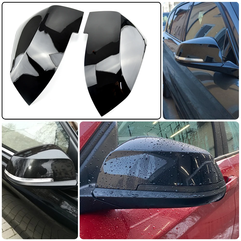 

1 Pair Rearview Mirror Cover Cap Mirror Housing Cover Rearview Cap For BMW 220i 328i 420i F20 F21 F22 F30 F32 F33 F36 X1 E84