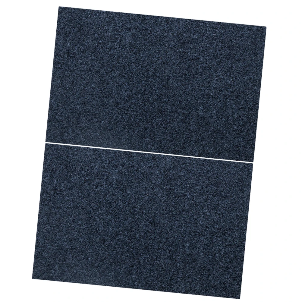 

2Pcs Door Mat Japanese Simple Non-Slip Floor Mat Water Absorbing Wear-Resistant Carpet Black 60x40cm Home Office Bathroom