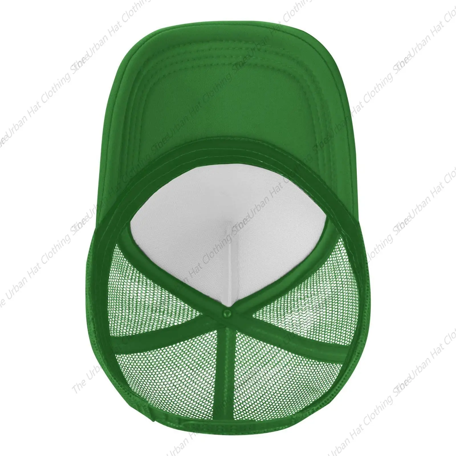 Flat Brim Baseball Mesh Golf Cap Adjustable Fashion Hip Hop Unisex Green Dad Masters Trucker Hats for Man Woman Daily