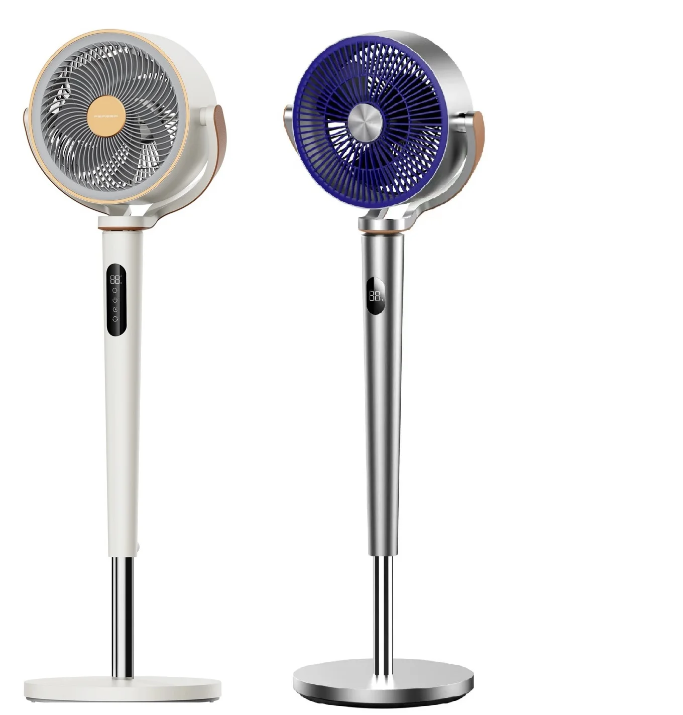 Factory Sale Electric DC Fans for Bedroom Office 24V Auto Ocsillation Height Adjustable Aroma 12inch