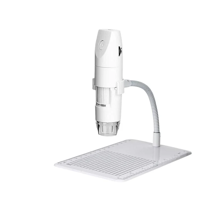 High definition digital microscope 1600 times skin magnification medical electronic mobile phone microscope holding jade